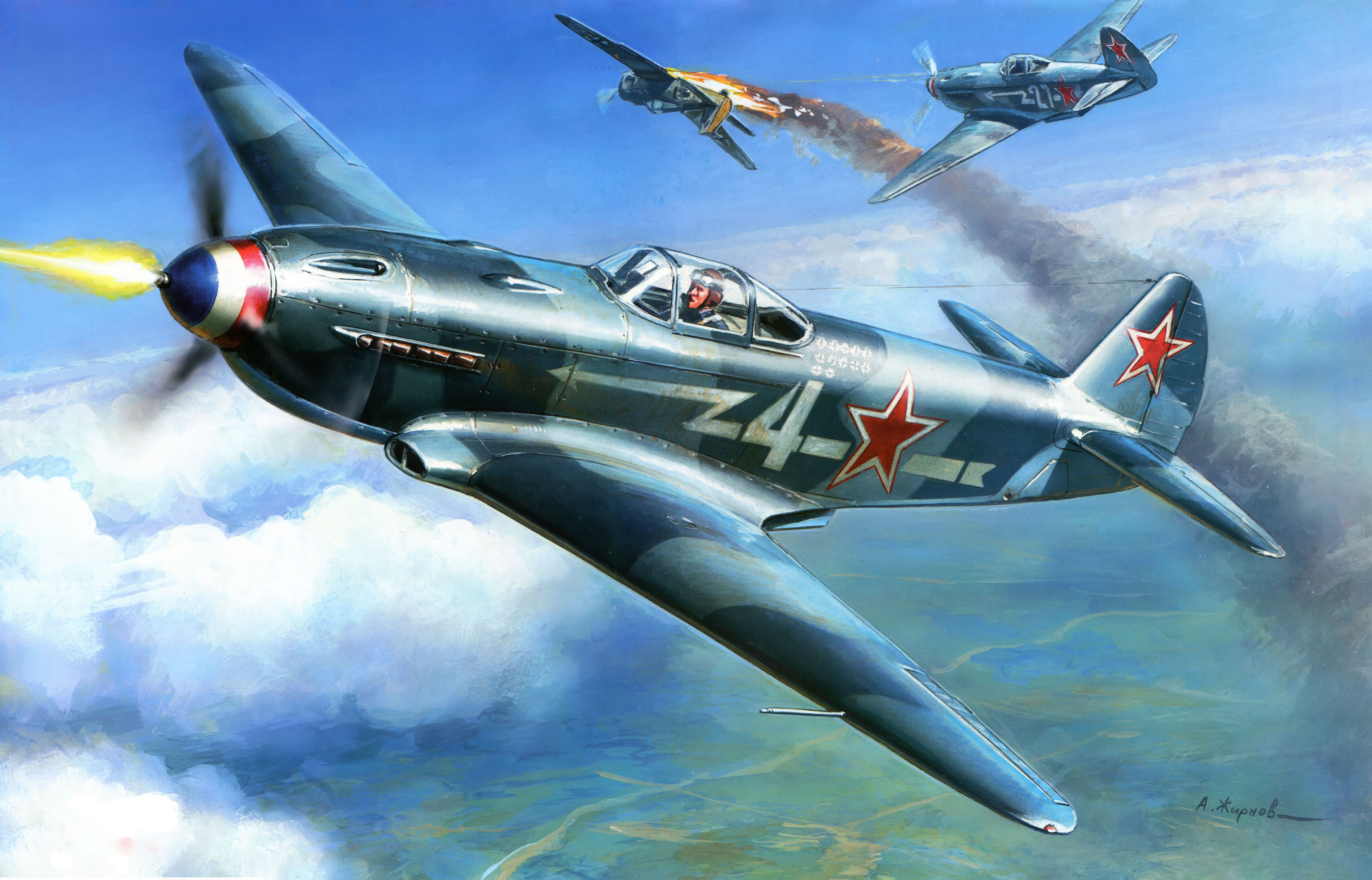 Жирнов Андрей. Истребитель Як-3.