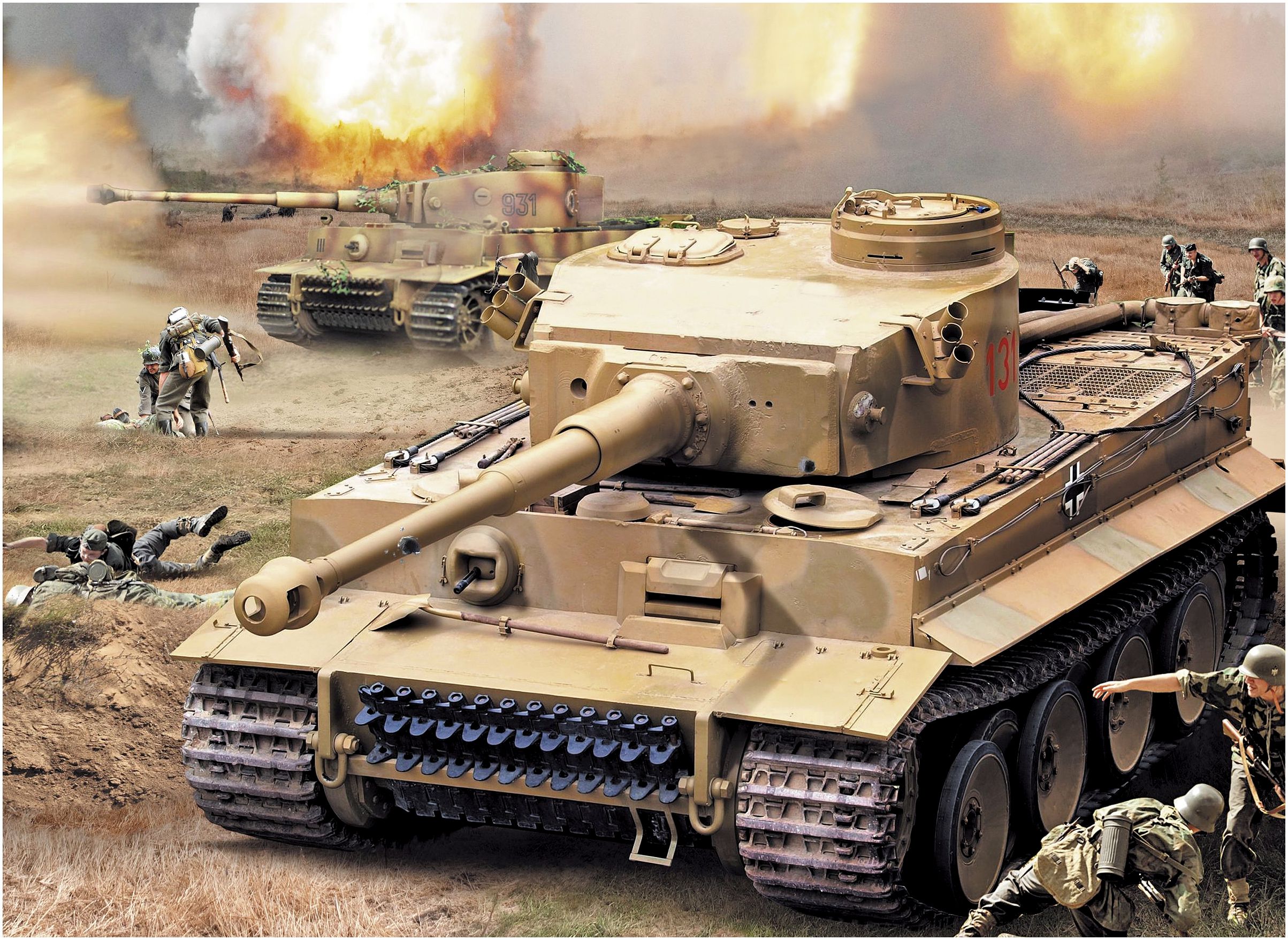 Платонов Виктор. Танк Tiger I Ausf. E.