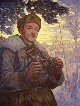Соколов Илья. Портрет Генерала Панфилова.