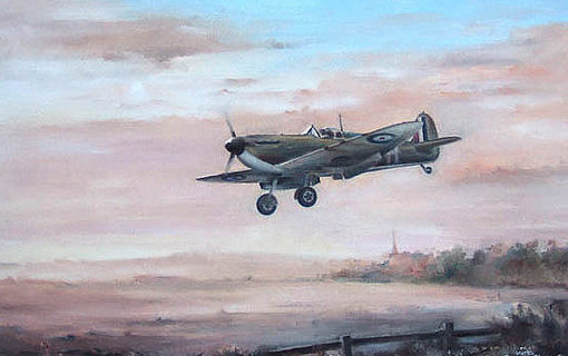 Bleasby Martin. Истребитель Supermarine Spitfire.