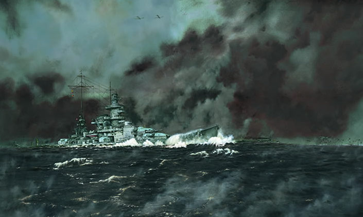 Littlejohn Mark. Линкор «Scharnhorst».