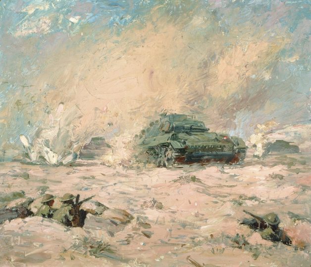 Dargie William. Контрнаступление в El Alamein.