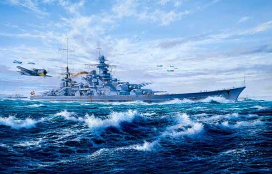 Atack Simon. Сопровождение линкора «Scharnhorst».