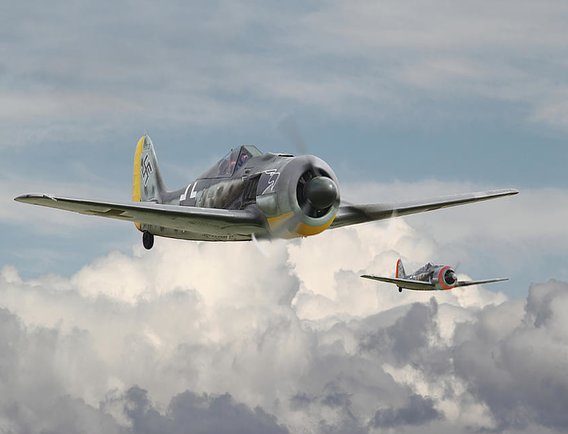 Speirs Pat. Истребители Fw-190.
