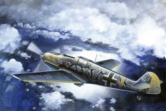 Подгорный Денис. Истребитель Bf 109E-4 B.