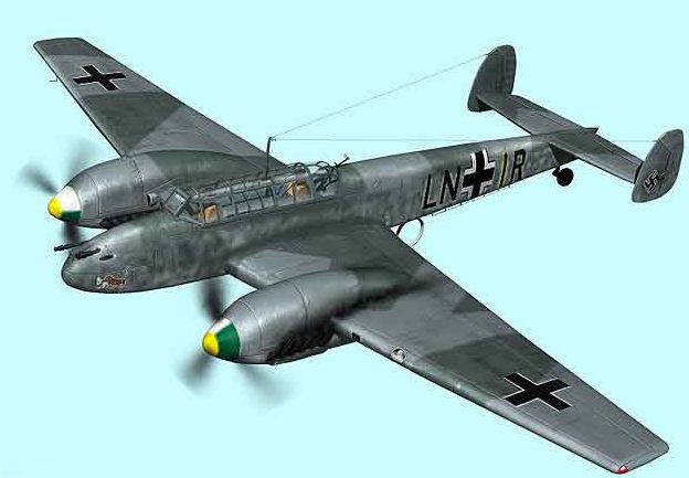 Boucher Jerry. Истребитель Bf-110.