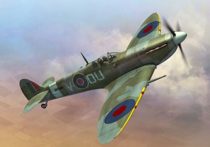 Boucher Jerry. Истребитель Spitfire Mk.Vc.