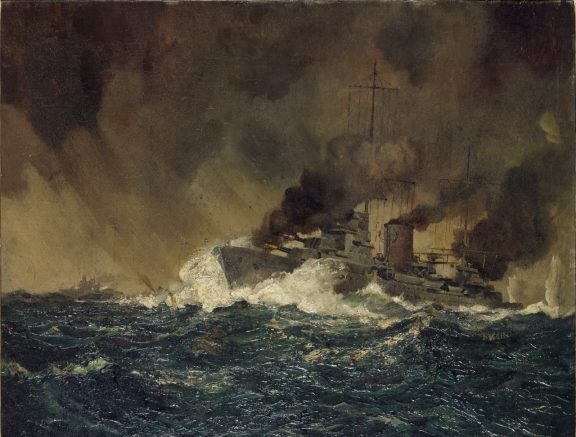 Annison Edward. Атака на линкор «Graf Spee».