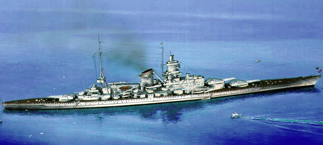 Hennell Thomas. Линкор «Scharnhorst». 