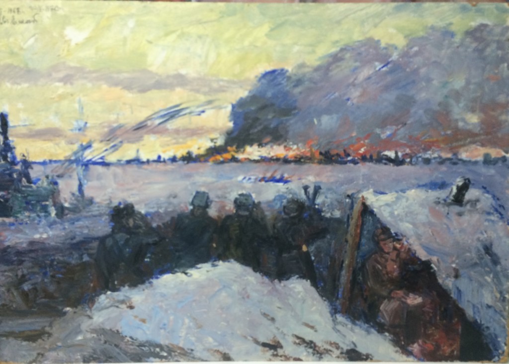 Емельянов Евгений. В окопе.