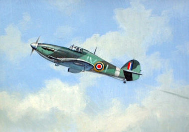Davies Roland. Истребитель Hawker Hurricane Mk.IIC.