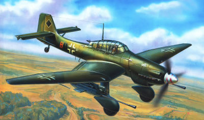 Жирнов Андрей. Бомбардировщик Ju-87.