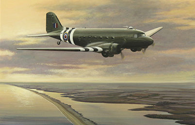 Forrest Patricia. Транспортный самолет Douglas Dakota.