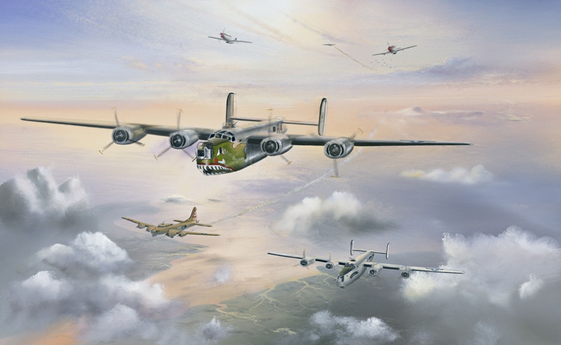 Hill Keith. Бомбардировщик B-24 Liberators.