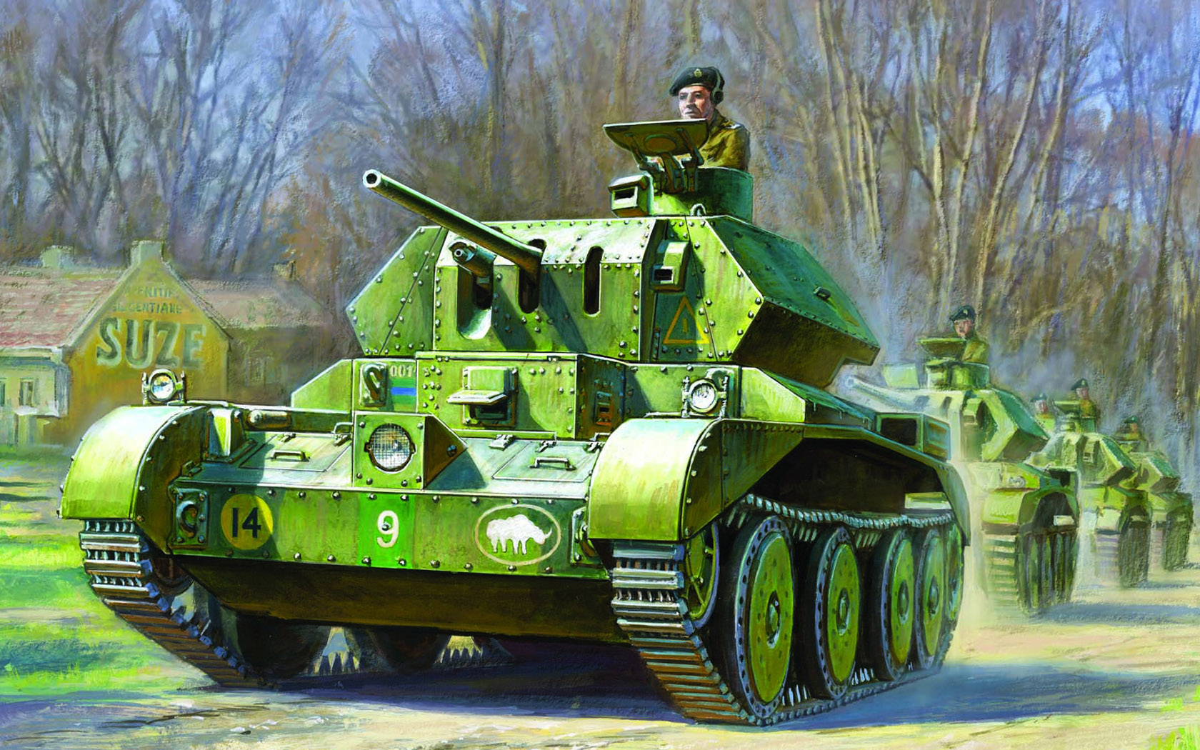 Жирнов Андрей. Танк А13 Mk.II Cruiser Mk.IV. 
