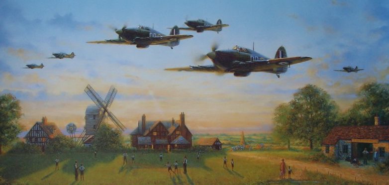 Perring Bill. Истребители Hawker Hurricane.