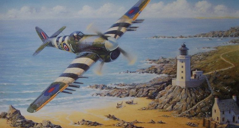 Perring Bill. Истребитель Hawker Typhoon.