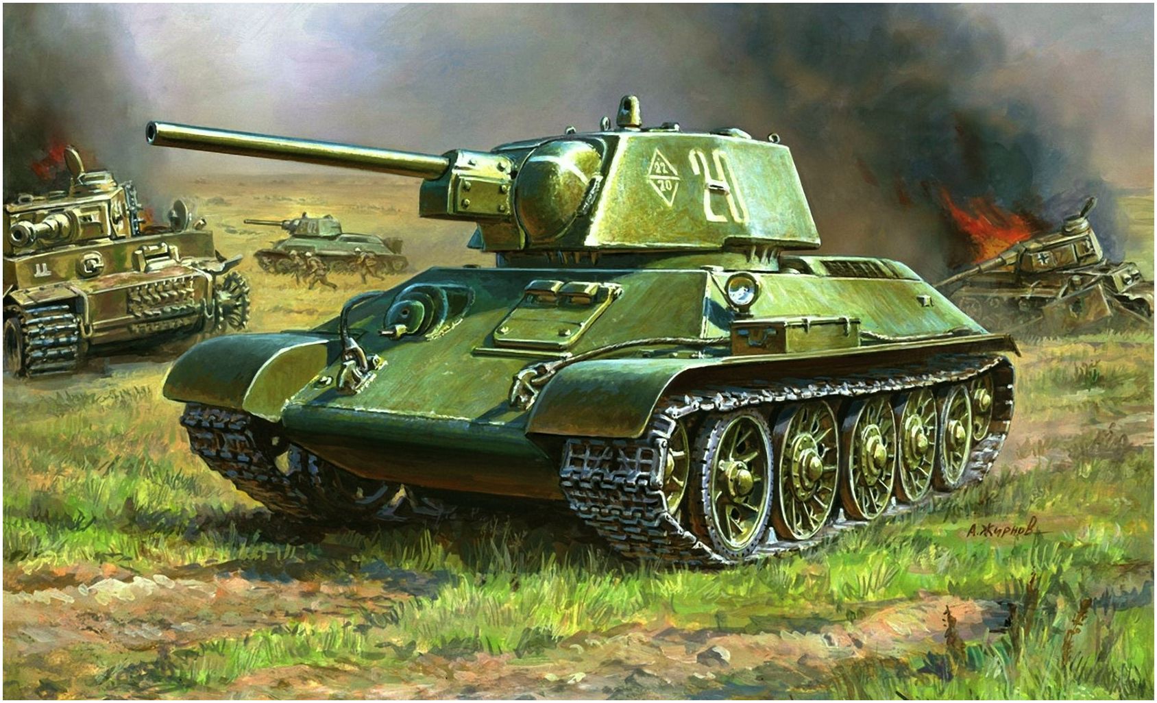 Жирнов Андрей. Танк Т-34-76
