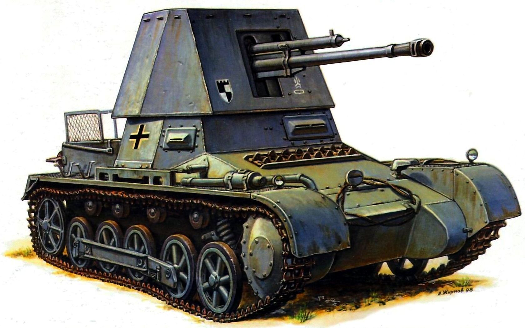 Жирнов Андрей. Танк Panzerjäger I 4.7cm PaK(t).