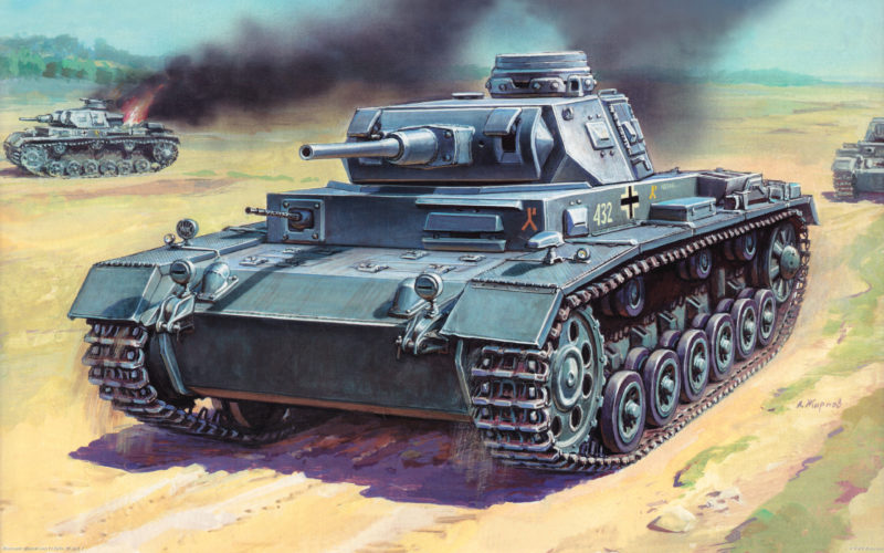 Жирнов Андрей. Танк Pz.Kpfw. III Ausf. F.