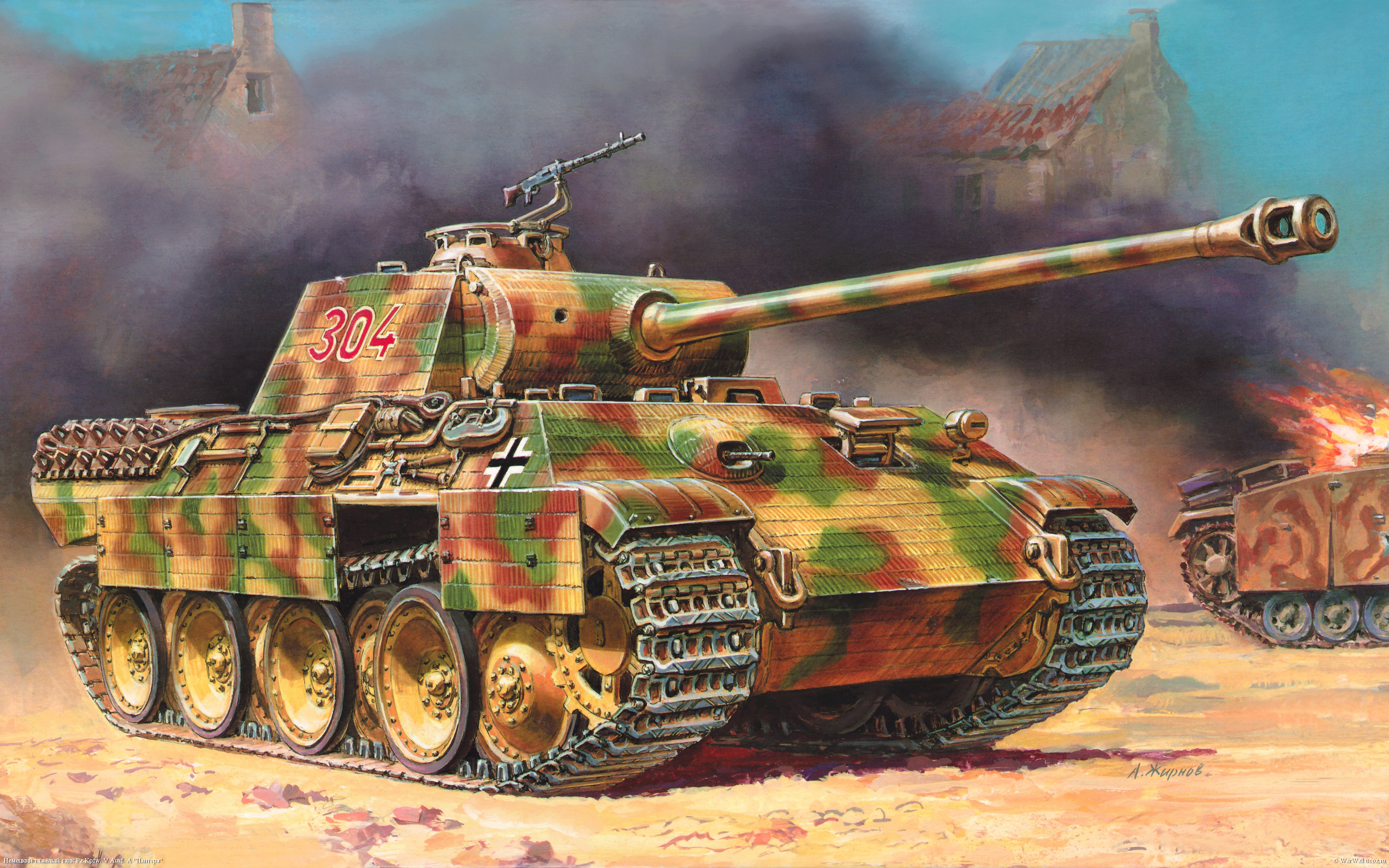 Жирнов Андрей. Танк Pz.Kpfw. V Ausf A.