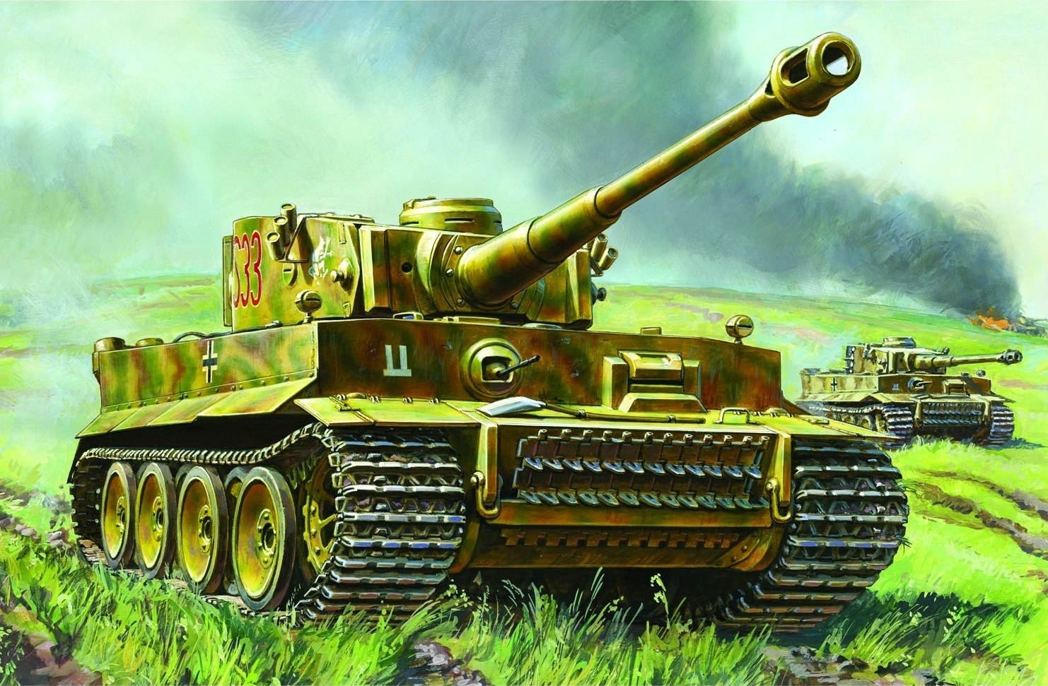 Жирнов Андрей. Танк Tiger I Ausf. E.