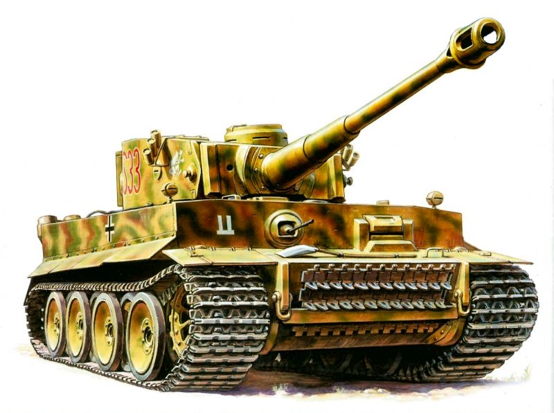 Жирнов Андрей. Танк Tiger I Ausf. E.
