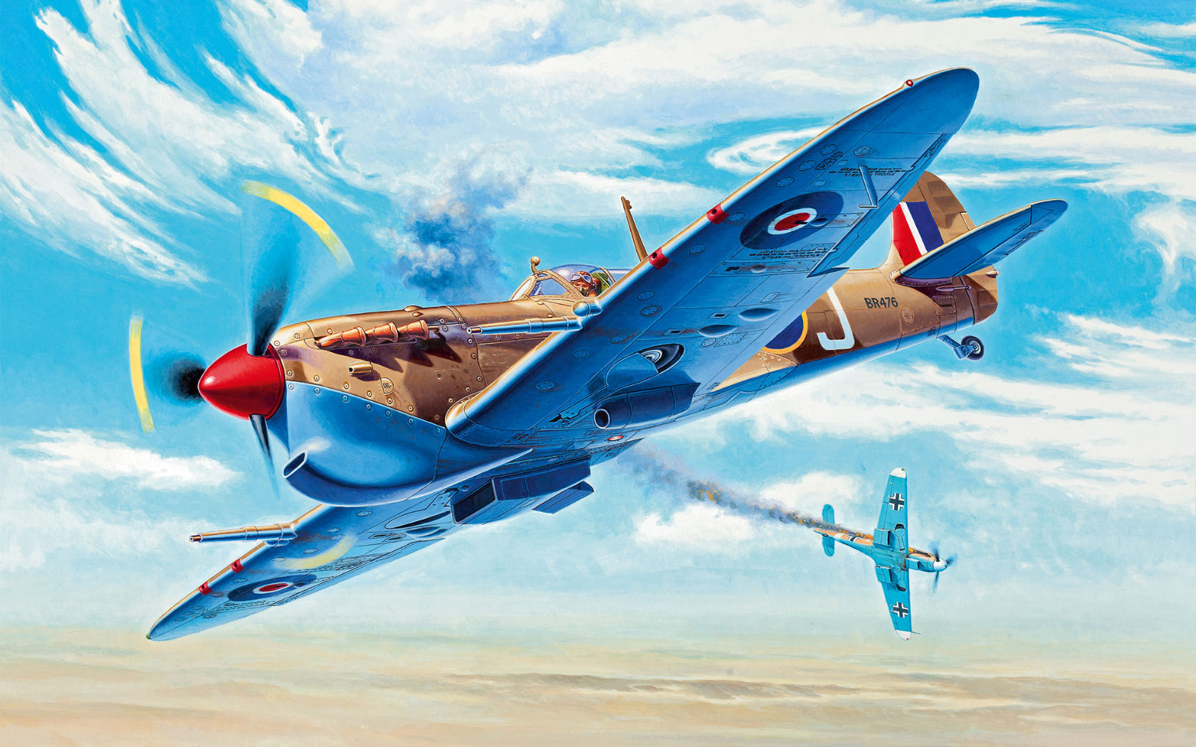 Deredos Andrzej. Истребитель Spitfire Mk.V.