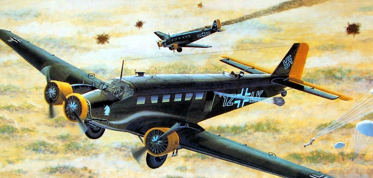 Davison Dennis. Военно-транспортный самолет Junkers 52.