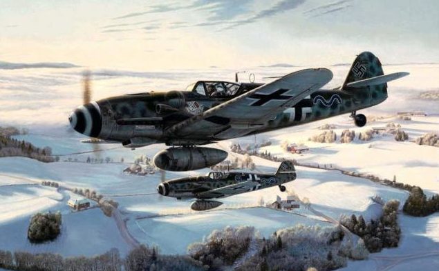 Spicer Barry. Истребители Bf-109 на юге Норвегии.