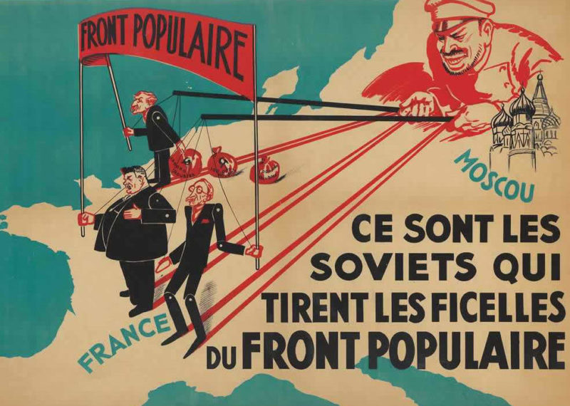 Пропагандистские плакаты Франции.