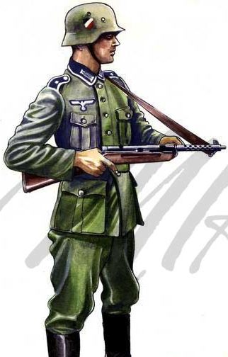 Paulli Giovanni. Немецкий солдат.
