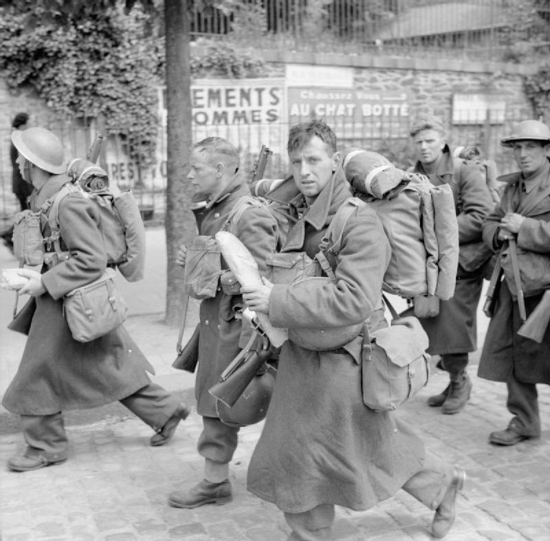 Выход британских войск из Дюнкерка. 26 мая 1940 г. 