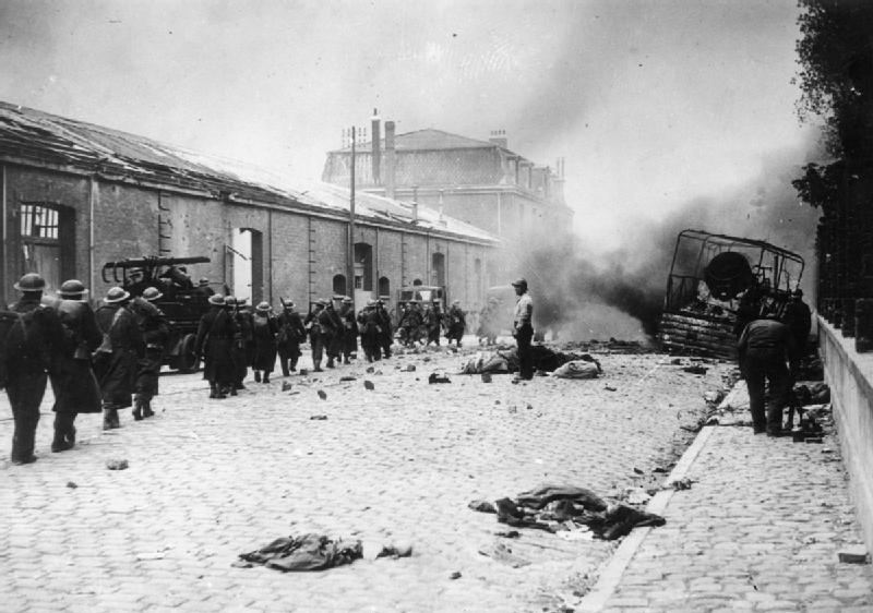 Выход британских войск из Дюнкерка. 26 мая 1940 г. 