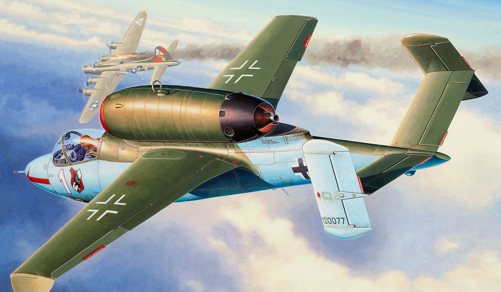Deredos Andrzej. Реактивный истребитель Heinkel He-162A-2 «Salamander».