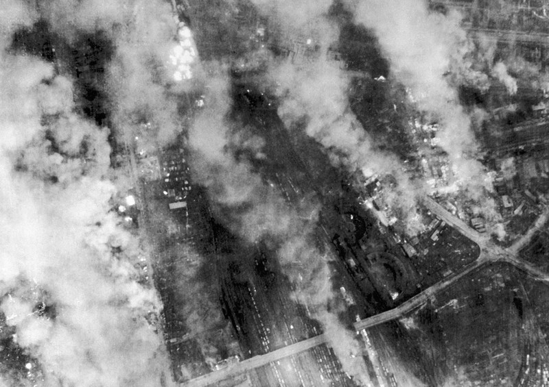 Разгорающийся Дрезден. 14 февраля 1945 г.