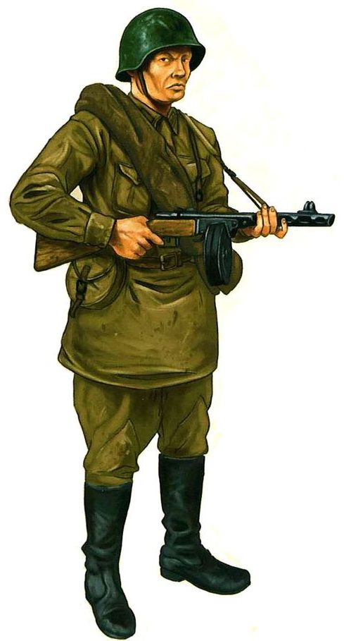 Bulczynki Arnold. Советские пехотинцы.