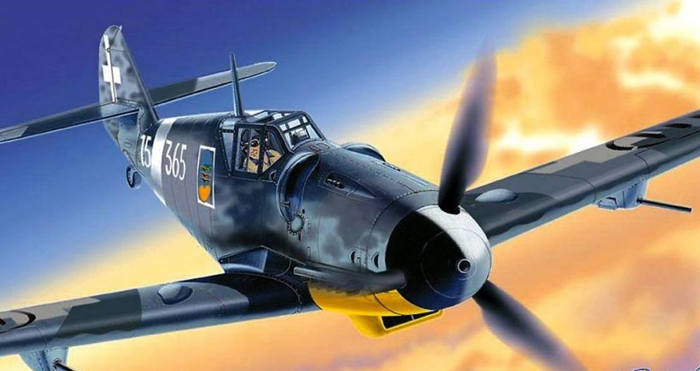 Giovanni Paulli. Истребитель Bf-109G-6.