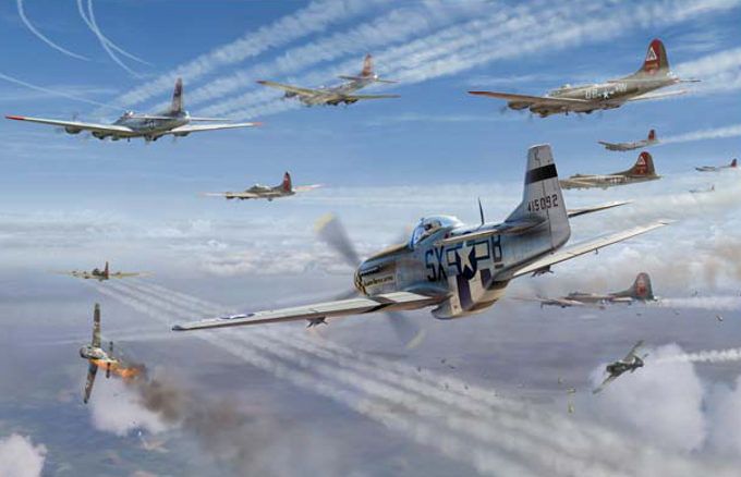Laurier Jim. Истребители P-51 «Mustang».