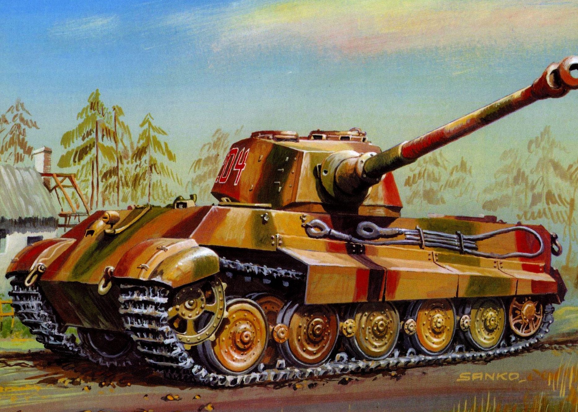 Sankowski Wojciech. Танк Tiger II.