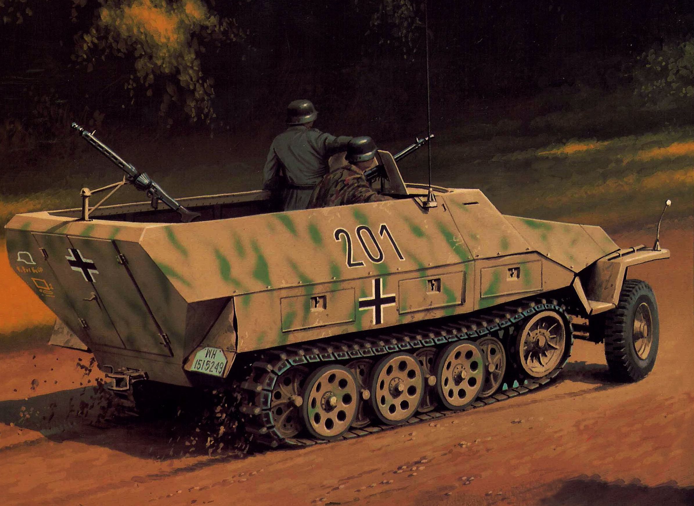 Wróbel Arkadiusz. Полугусеничный бронетранспортер Sd.Kfz. 251.