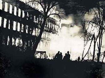 Пожары в городе. 14 февраля 1945 г.