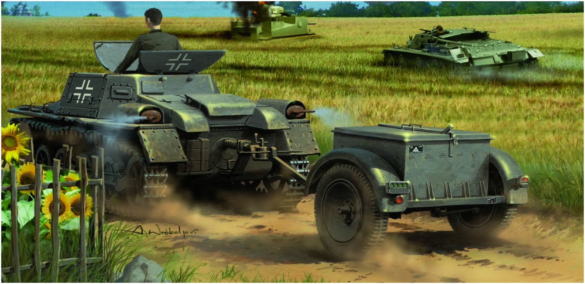 Wróbel Arkadiusz. Танк Panzerkampfwagen I Ausf. A .