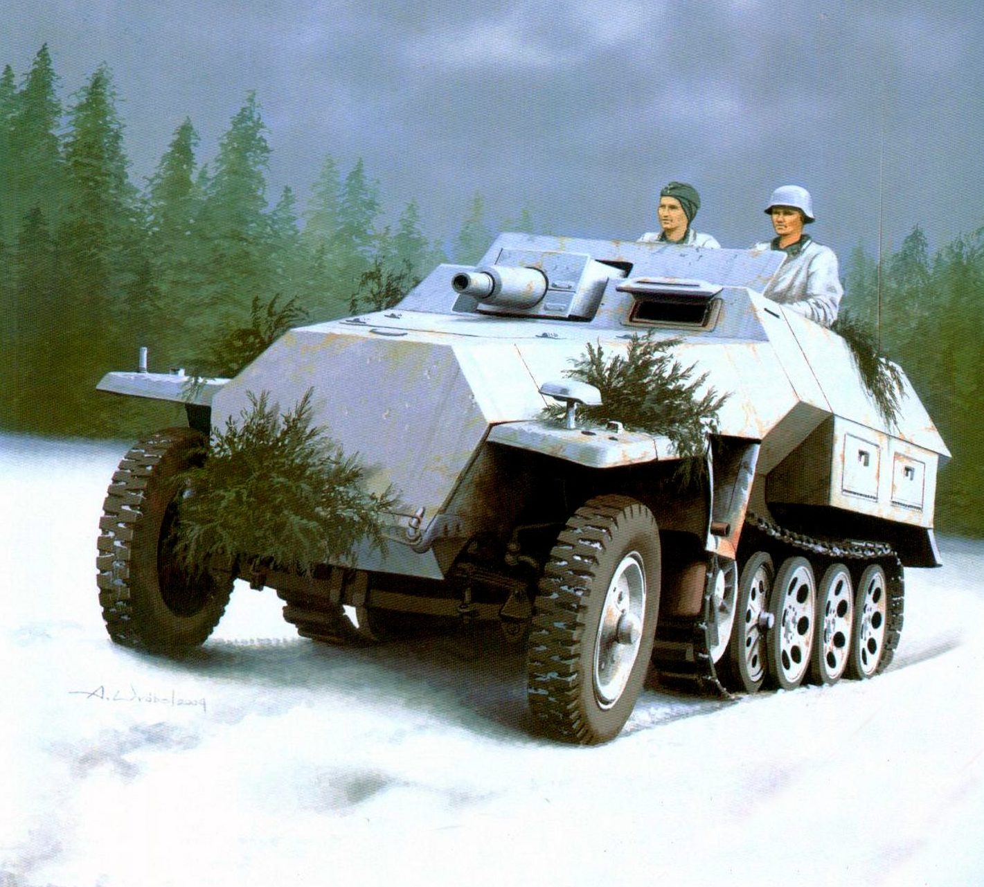 Wróbel Arkadiusz. Полугусеничный бронетранспортер Sd.Kfz. 251 Ausf. D.