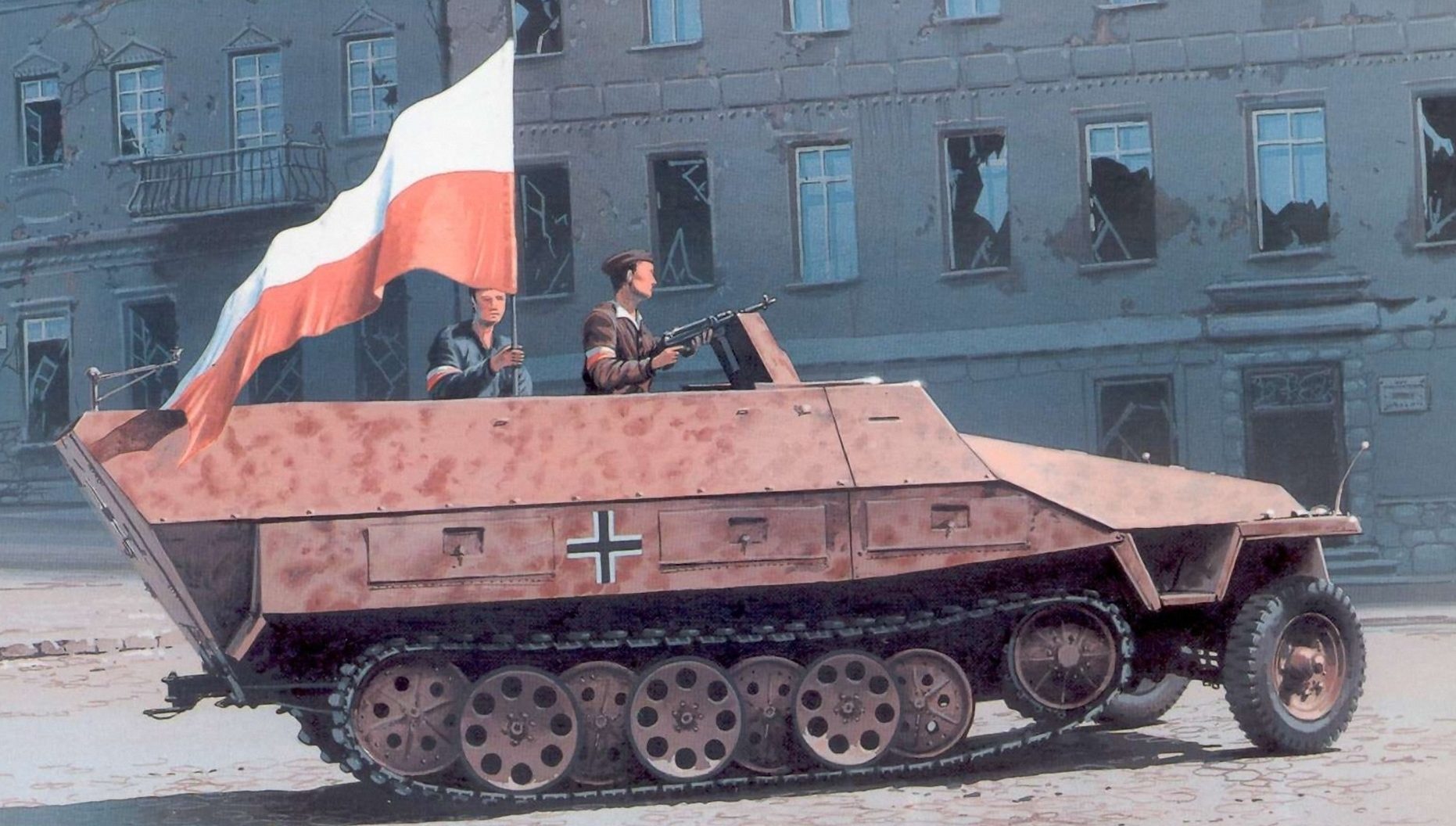 Wróbel Arkadiusz. Полугусеничный бронетранспортер Sd.Kfz. 251 Ausf. D.