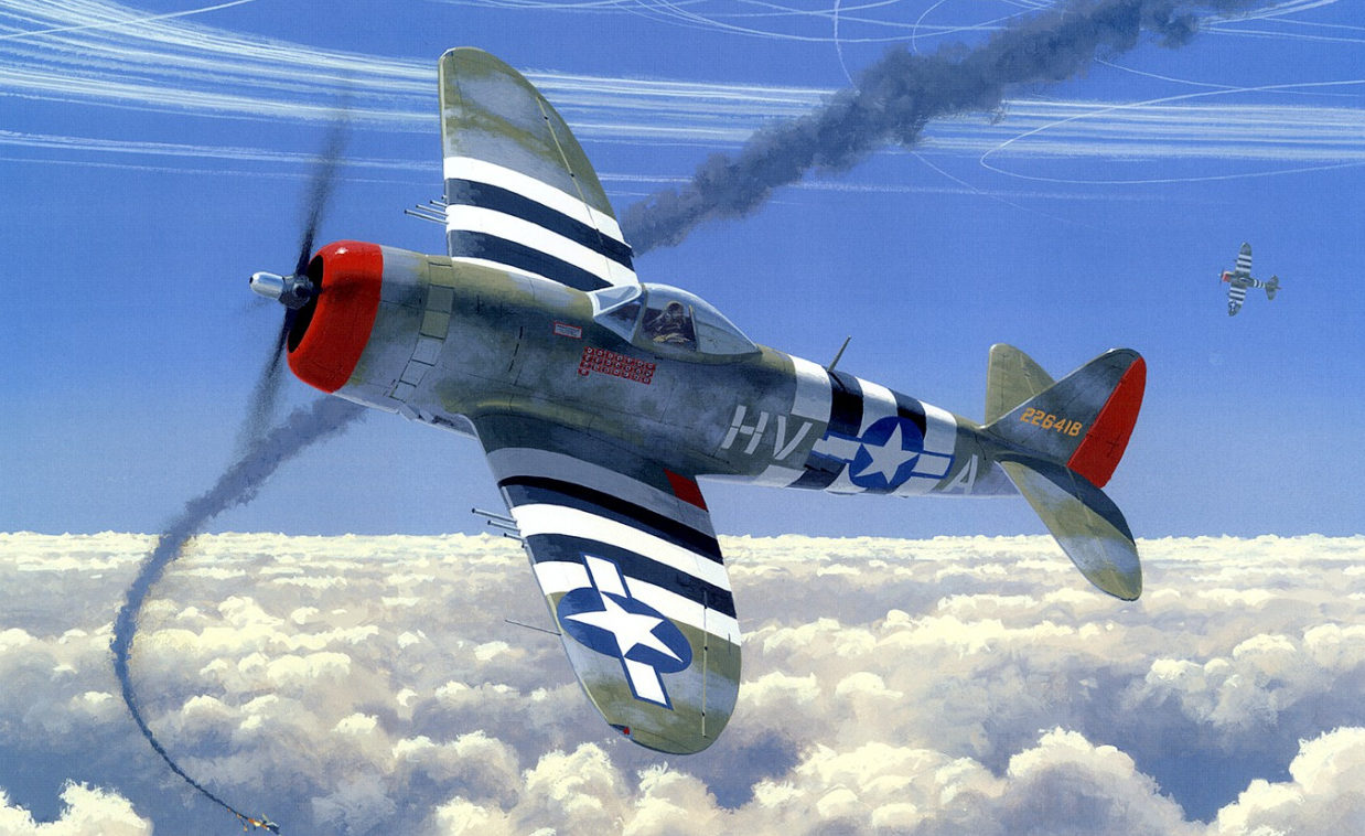 Woodcock Keith. Истребитель P-47D.