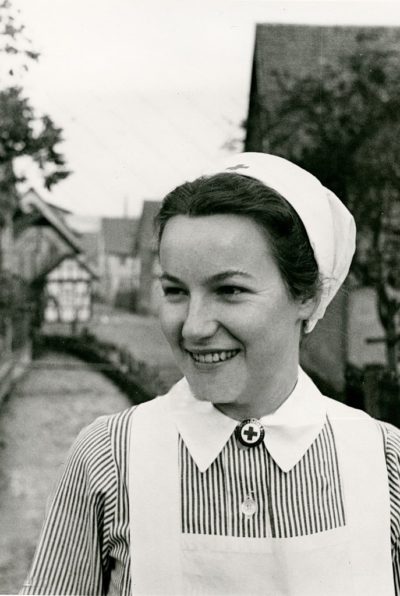 Женщины-служащие вспомогательной службы медицинского и бытового обслуживания Вермахта.