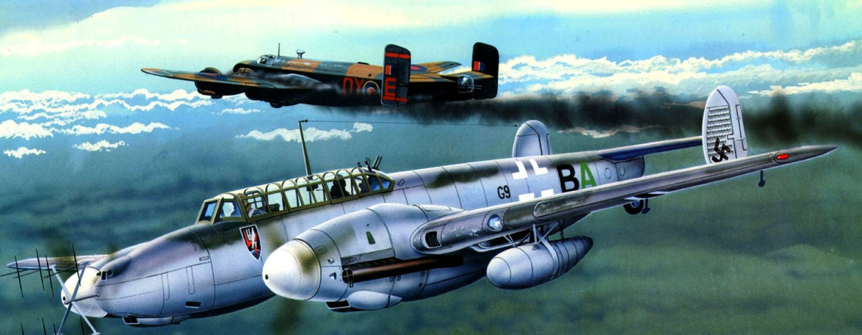 Greer Don. Истребитель Bf-110G.