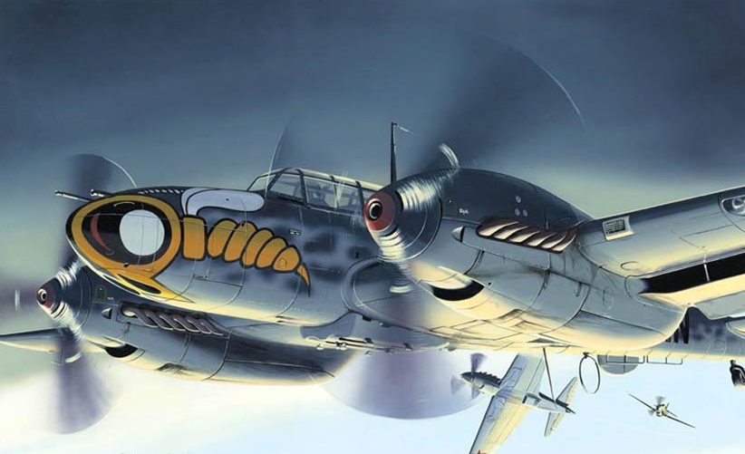 Kolacha Zbigniew. Истребитель Messerschmitt Bf-110.