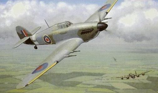 Woodcock Keith. Истребитель Hawker Hurricane Mk.1.